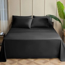 Bed Sheet Set Super Soft Microfiber 1700 Thread Count Luxury Egyptian Sheets ...