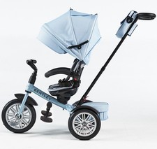 New BENTLEY PRAM JETSTREAM Baby Blue Seat Swivel Trike Buggy Tricycle