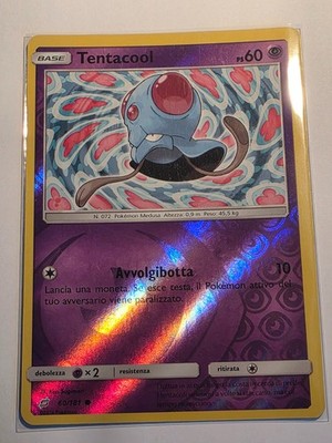 Tentacool (TEU 60) ITALIENISCH REVERSE Team Up 2019 COMMON POKEMON NM 077