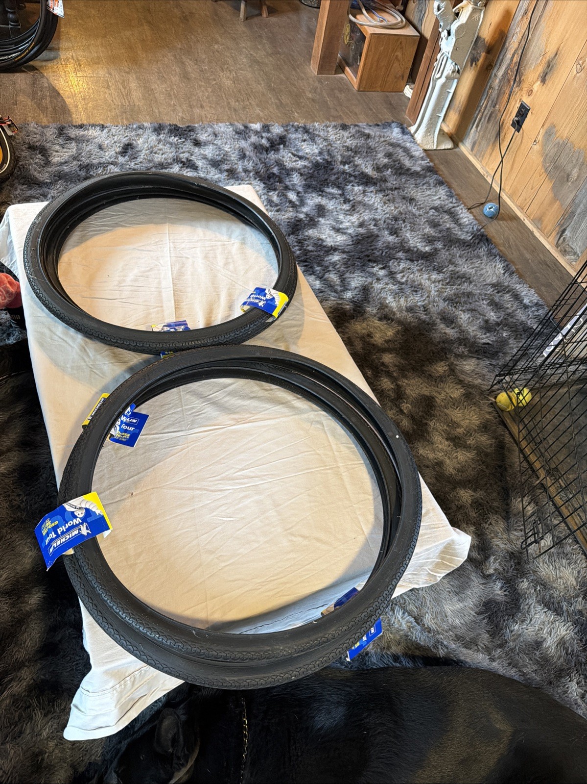 Lot Of 6 New Michelin World Tour Tyre 650 x 35a / 26 x 1-3/8