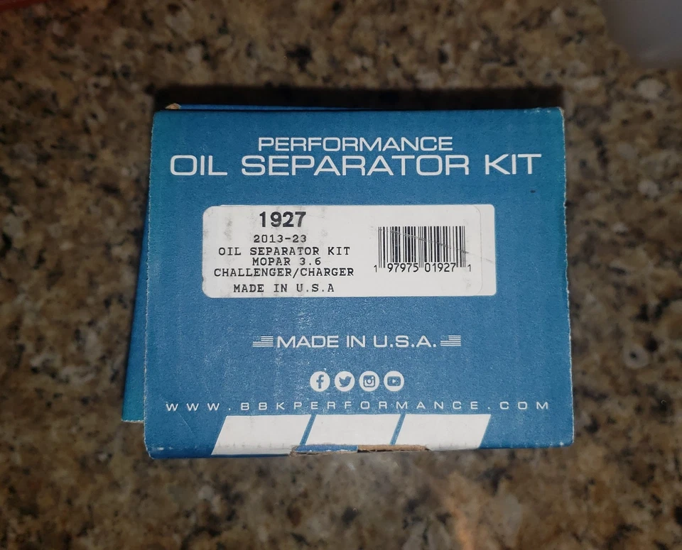 Kit separador de aceite BBK para Dodge Challenger/cargador 13-24 3,6 L V6 Foto 2 de 3