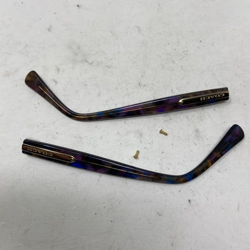 Coach HC 6065 5288 Purple 135mm Temple Arm PARTS With Screws 392D