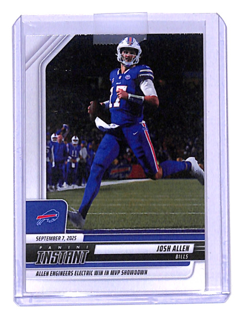 Josh Allen 2025 Panini Instant NFL #59 Buffalo Bills - QTY