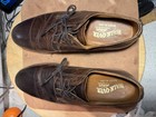 Walk-Over Dress Shoes Mens Brown Leather Plain Toe Derby Size 10 M USA Made — photo 5