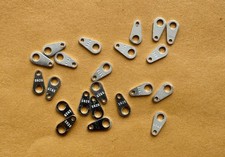 2 dozens of Sterling Silver Chain Tags For Jewelry Clasps,  7 x 3 mm