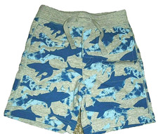 9P !WOW! NWT 2T BABY GAP Gray/Blue Shark Playtime Favorites Knit Pull On Shorts