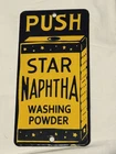 New ListingVintage Star Naphtha Washing Powder Porcelain Door Push Bar Sign 8x4 Advertising