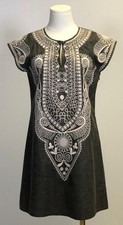 THEME Embroidered Linen Blend Dress BOHO Womens Size Small NWOT