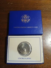 1986 D Statue of Liberty Centennial Commemorative Clad Half Dollar W/Box & COA
