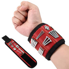Magnetic Wristband for Holding Screws Nails Drill Bits Tool Gift for Men Dad DIY