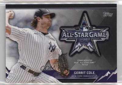 2021 Update MLB ASG Commemorative Sleeve Logo Black /199 Gerrit Cole Patch 0r8o