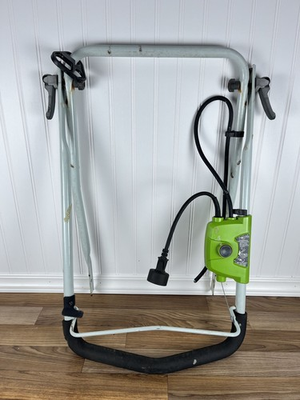 #ad #ad GREENWORKS Lawn Mower 120V 13A Model 25022 Handle And Switch $35.99