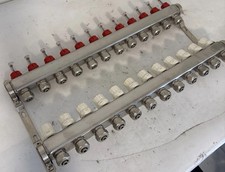 PEX Radiant Floor Heating Manifold Set Stainl...