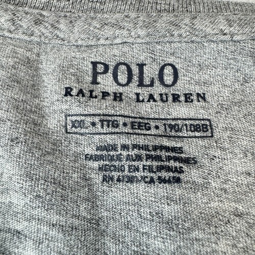 Ralph Lauren Polo Bear Shirt Gray Tee Rowing Crew Paddle Adult Limited XXL - Picture 3 of 3