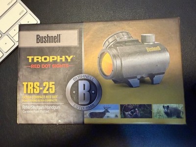 Bushnell Trophy TRS-25 Red Dot Sight, 3 MOA, Used, Good Condition