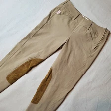 Tailored Sportsman Girls Size 16 Trophy Hunter Riding Breeches Beige