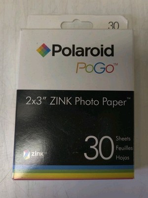 Polaroid PoGo 2x3'' Zink Photo Paper 30 Sheets for Polaroid Zink Printer NEW