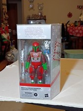 Star Wars Mandalorian Warrior Holiday Edition Black Series W Protector Cover