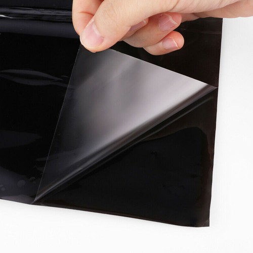 12"×48" Matte Black Car Headlight Tint Film Fog Lamp Taillight Wrap Vinyl Film - Foto 5 di 14