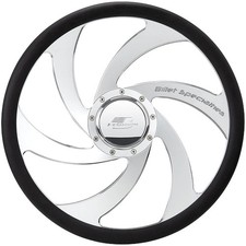 Billet Specialties 34050 Blvd 50 Steering Wheel 15.500 In. Diameter 6-spoke
