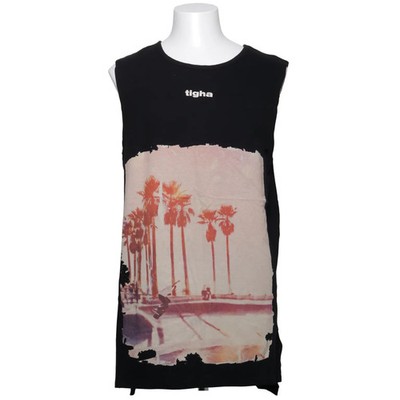 Tigha, Tank­top, Größe: S, Schwarz/Mehrfarbig, Baumwolle, Print, Herren #0m1