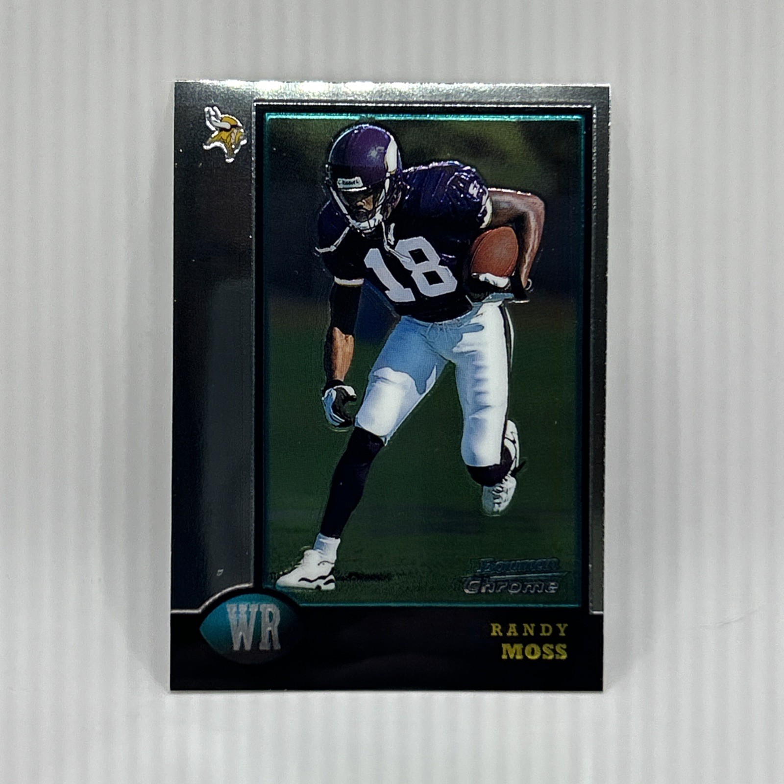 Randy Moss Rookie Insert 1998 Bowman Chrome Football Card #182 Mint