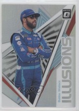 2020 Panini Donruss NASCAR Optic Illusions Holo Prizm Bubba Wallace #IL8 0a3k