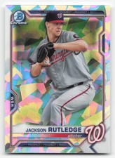 2021 Bowman #BCP-103 Jackson Rutledge Chrome Prospects Atomic Refractor