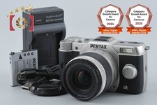 "Shutter count 1,238" PENTAX Q10 Silver 12.4 MP Digital Camera 5-15 Lens