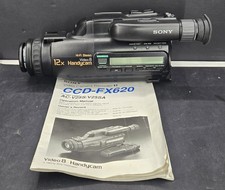 Sony CCD-FX620 Camcorder - Black. Parts Or Repair