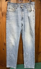 Vintage Levi  s 550 Jeans W34 L34 Light Wash Made in Canada Relaxed Tapered Fit