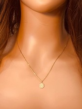 Sterling Silver Initial Necklace  Personalized Letter Charm