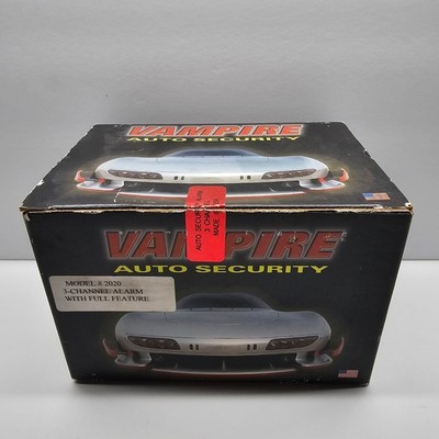 Vampire VAM 2020 3-Channel Car Alarm 2 Remotes Vehicle Security New Open Box