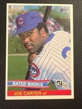 1984 Donruss - Rated Rookie Joe Carter #41 (RC)