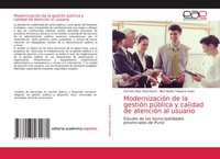 ModernizacióN De La GestióN PúBlica Y Calidad De AtencióN Al Usuario Taschenbuch
