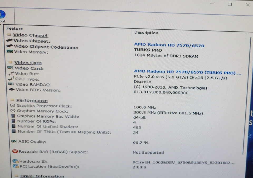 XFX AMD Radeon R5 230 1GB Graphics... or Maybe RHD 7570? Read... - Image 4 of 4