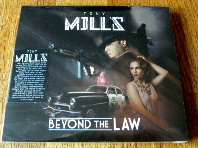 TONY MILLS - Beyond The Law - GERMANY 2019 CD/Digipak - BATTLEGOD BP048 (NEW)