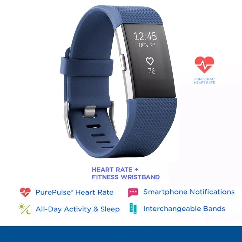 🔥Fitbit Charge 2 Smartwatch Herzfrequenzmonitor und Fitness-Armband Tracker - Bild 3 von 4