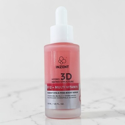 Vitamin B12 B6 B3 C Face Serum 30ml 3D Hydro Matrix INZENT Thailand Skincare