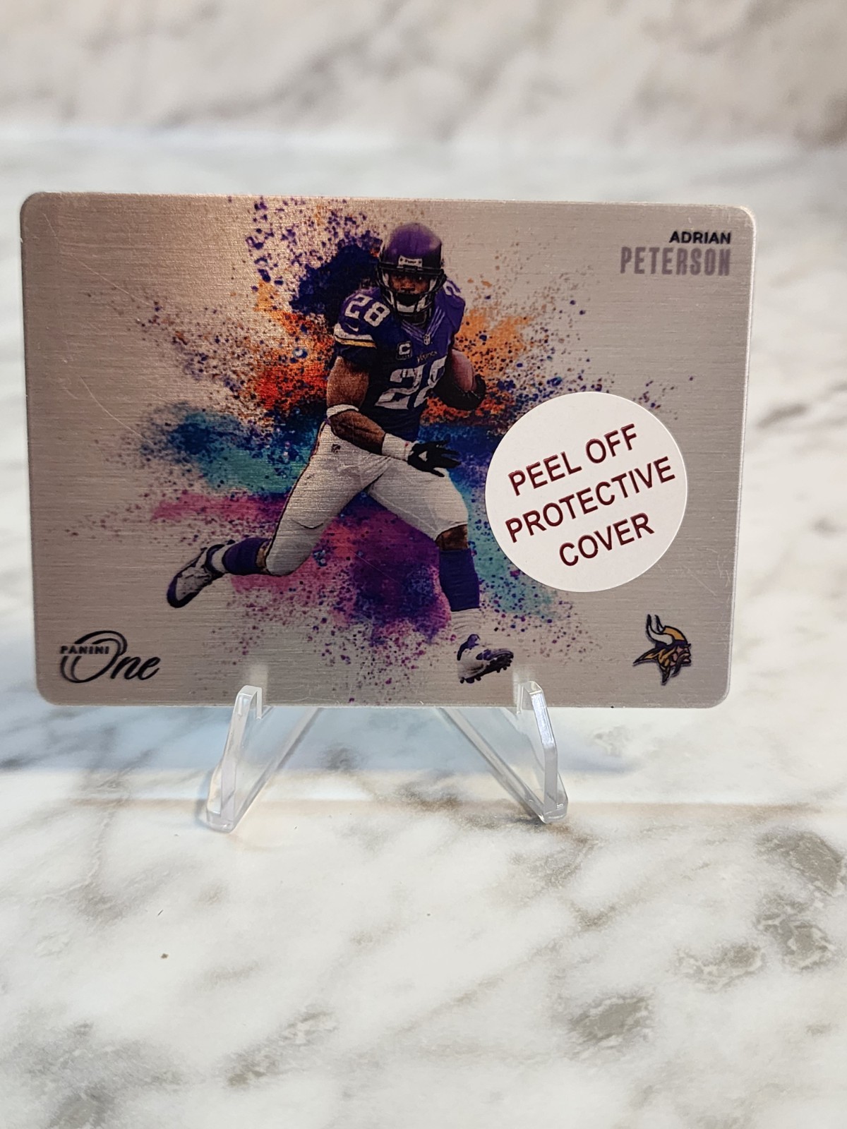 Adrian Peterson 2024 Panini One COLOR BLAST Minnesota Vikings #CB-APN Case Hit