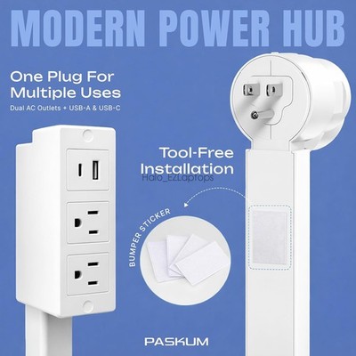 Electrical Socket Extension AC Outlet Extender Stick For Narrow Hidden Areas