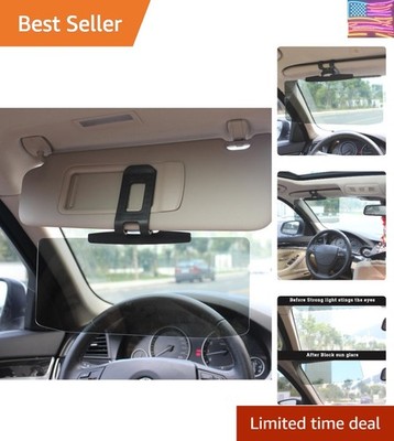 Polarized Car Sun Visor Extension, Anti-Glare UV Protection Sun Shield, Unive...