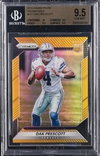 2016 PANINI PRIZM PRIZMS GOLD #231 DAK PRESCOTT BGS 9.5