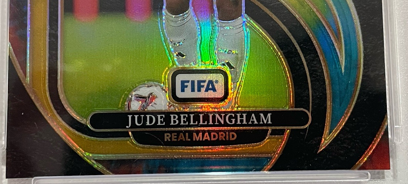 Jude Bellingham RARE 10/25 PSA Mint 9 TIE-DYE Prizm 2024-25 Panini Select Fifa view 2