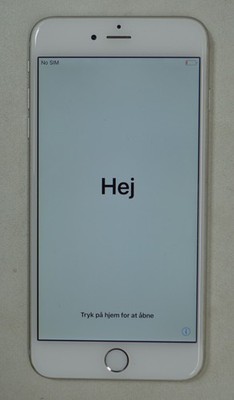 Apple iPhone 6 Plus A1522 64GB (AT&T) - Silver *No AC/SIM* w/Battery (Grade A)