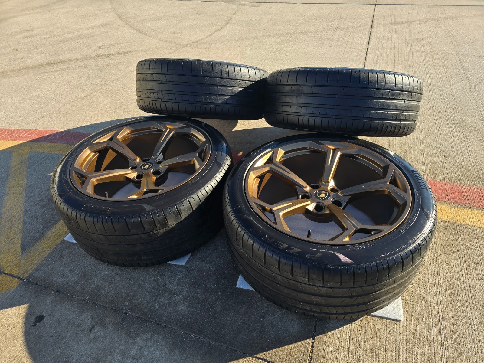22" Lamborghini Urus OEM wheels rims Taigete 2022 2023 2024 2025 2026 BRONZE