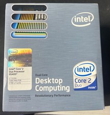 New in Factory Sealed Box Intel E6400 Dual Core Processor LGA775 Socket  Fan