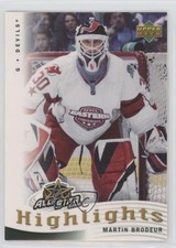 2007-08 Upper Deck All-Star Highlights Martin Brodeur #AS-18 HOF 2o7