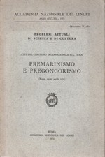 Atti del Convegno internazionale sul tema: premarinismo e pregongorismo [1973]