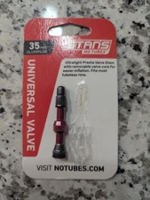 Stan's No Tubes 35mm Presta Valve Single Red